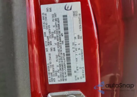 2015 Lincoln Mkc z USA, uszkodzony, nr VIN 5LMCJ1A90FUJ07329